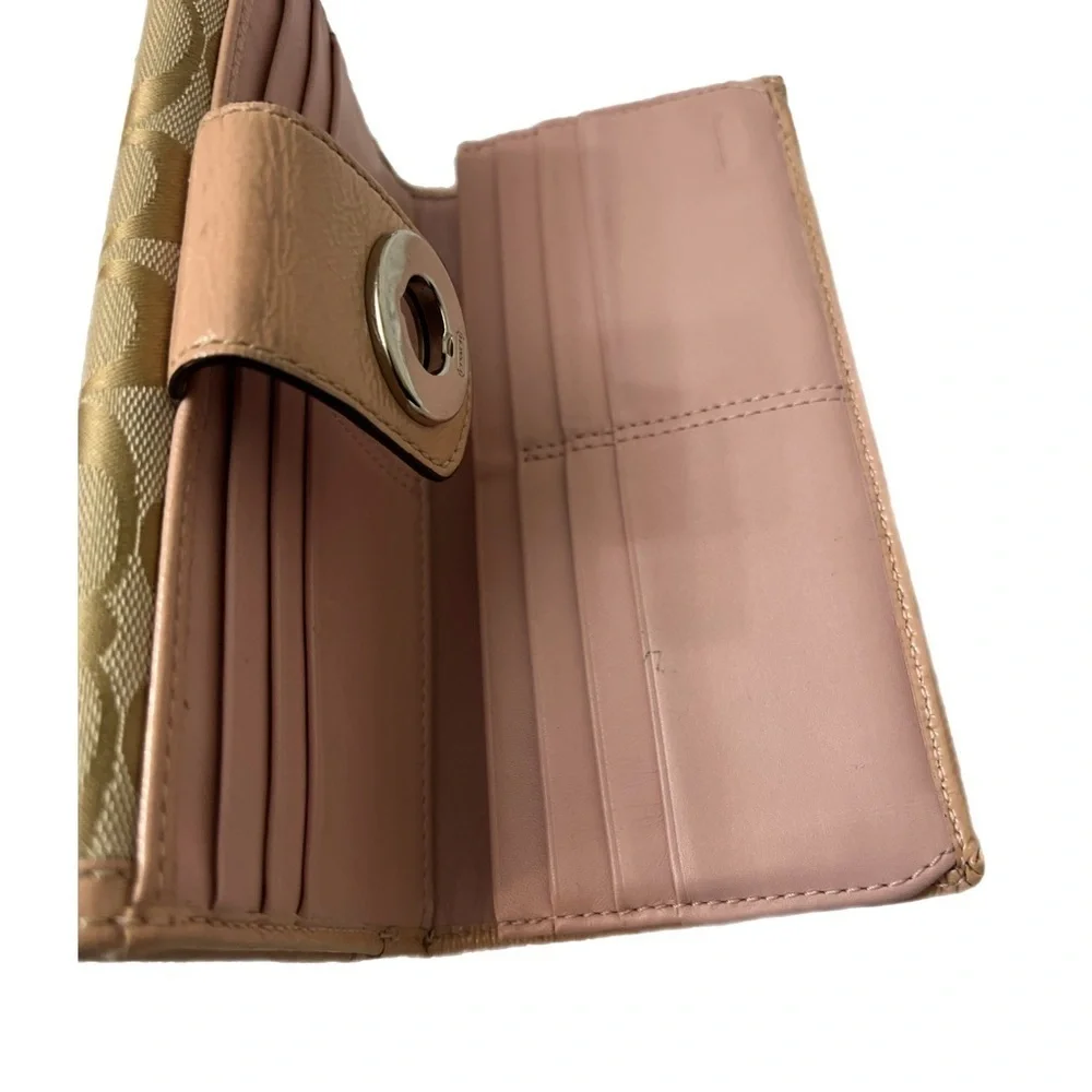 Coach Tan Signature Wallet